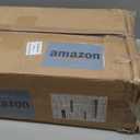 Modway Render Wall Mounted Bathroom Cabinet in Oak - 23.5 Inch Compact Wall Storage with Slatted Doors and Adjustable Shelves for Bathroom or Laundry Room