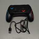 Matbip Wireless Controller for Switch/Switch Lite/Switch OLED/Switch 2, Wireless controller with 2 back buttons, 3-level TURBO adjustable(blue&red)