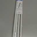 4 Pack Tension Curtain Rod 15.7-28 Inch, Small Short Adjustable Extendable Spring Loaded Rods for Windows Cabinet Blinds Closet Bedroom Kitchen Bathroom Door No Drilling, White