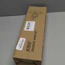 Kids Snorkel Set Dry Top Snorkeling Gear for Kids Youth Boys Girls Junior Age 5-15,Tempered Glass Swimming Diving Mask and Snorkel Set 180 Degree Panoramic View (Light Pink)