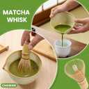 Matcha Whisk Set 7 Pcs, Japanese Matcha Kit with Ceramic Bowl, Bamboo Chasen Whisk, Scoop, Sifter & Holder | Complete Starter Set for Beginners | Mothers Day, Fathers Day, Housewarming Gift