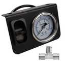 in Cab Single Air Gauge Control Kit with Paddle Switch for Air Suspension Kit