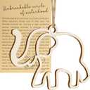 Friendship Elephant Easter Ornament with Story Card, Sisterhood Gifts for Women Tribe, Easter Basket Stuffers for Best Friends and Sisters, Special Bond Decor, Friendship Gifts for Women (Sisterhood)