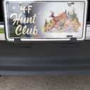 License Plates Shields 2 Pack Clear Bubble Design Plate Covers, Unbreakable Novelty Frame Covers to Protect Front, Back Fit Standard US Plate with Screws