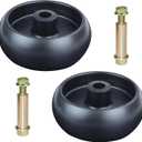 2 Pack GX10168 Deck Wheels Replace John Deere GX10168 Gauge Wheels for John Deere 115 D100 D105 D110 D130 D140 D160 D170 L100 L110 L120 L130 LA115 LA135 LA145 Z345R Z355E Z425 Z445 Z540M Deck