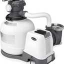 Intex SX2800 Krystal Clear Sand Filter Pump: 2800 GPH Pump Flow Rate  Improved Circulation and Filtration  Easy Installation  Improved Water Clarity  Easy-to-Clean (2,800 Gallon Per Hour)