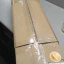 Royhom Clear Plastic Table Cover Protector 46 x 96 Inch, 2mm Thick Clear Table Protector, PVC Desk Mat, Easy to Clean, Waterproof Tablecloth for Kitchen, Dinning Room