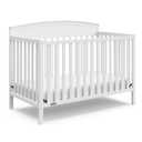 Graco Benton 5-in-1 Convertible Crib GREENGUARD Gold Certified, Converts from Baby Crib to Toddler Bed, Daybed and Full-Size Bed, Fits Standard Full-Size Crib Mattress (White)