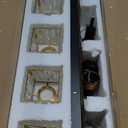 Gold Black Crystal Bathroom Lighting Fixtures, 4 Light Brass Modern Crystal Bathroom Vanity Lights Over Mirror Brass Bath Light