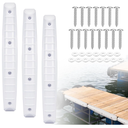 Menkxi Dock Fenders 42.13 x 5.91 x 3.94 Inches Long Dock Bumpers Straight-Edge Boat Fenders UV-Resistant Marine Vinyl Boat Bumpers for Docking Guard Vertical Protection