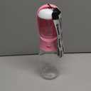 Cibaabo Dog Water Bottle with Food Container, Travel Puppy Water Bowl, Portable Pet Dispenser, Dog Stuff Accessories Items, Puppy Essentials Necessities for Yorkie Chihuahua Cat Walking and Hiking (19oz, #04 Pink)