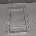 HIIMIEI Acrylic Napkin Holder Tray, 8mm Thick Acrylic Guest Towel Holder, Crystal Clear Table Cocktail Napkin Holder for Bathroom, Restaurant, Office, Commercial, Kitchen, Party (8.3*4.7")