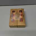 2 x Orange Silk Chiffon Ribbon,Terracotta Frayed Shimmery Silk Ribbon for Bridal Flower Bouquet Christmas Gift Wrapping Wedding Decor Invitations Decorations 1.5" x 15 Yards (5Yards X 3 Rolls)