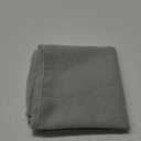 SeeGlee Light Grey Short Semi Sheer Curtains 24 Inch Length for Kitchen Over Sink- Linen Textured Bathroom Farmhouse Country Light Filtering with Rod Pocket Top 2 Panels (26"W x 24"L (Pack of 2))