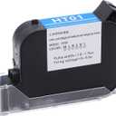 Portable Original Quick Drying 12.7Mm Ink Cartridge to Replace 42ML Handheld Inkjet Printer Cartridge Replacement Handheld Inkjet Printer Coding Gun Cartridge (Black)