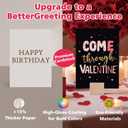 5 x Romantic Valentines Day Card for Boyfriend, Girlfriend, Husband, Wife Valentines Day Gifts for Him Her