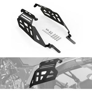 NICECNC Side Panniers Support Frame Side Luggage Carrier Compatible with Yamaha Tenere 700 /XTZ700 XTZ07 2019 2020 2021 2022 2023 2024, Side Luggage, Saddlebag Support, Black