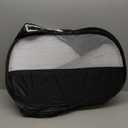 Amakunft Small Animal Pop-Up Playpen with Mesh Cover, 47'' x 23.6'' x 15'' Chicken Brooder Box, Play Pen Indoor Outdoor for Guinea Pigs, Bunny, Rabbits, Ferrets, Chinchillas, Kittens (Black)