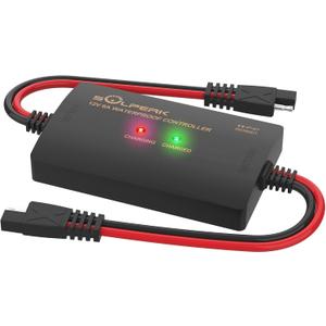 SOLPERK 8A 12V Solar Charge Controller with LED Display, IP67 Waterproof PWM Intelligent Solar Panel Battery Regulator for Gel AGM Lead-Acid Lithium LiFePO4 Battery, Used in RV Boat Car SOLPERK 8A 12V Solar Charge Controller with LED Display, IP67 Waterproof PWM Intelligent Solar Panel Battery Regulator for Gel AGM Lead-Acid Lithium LiFePO4 Battery, Used in RV Boat Car
