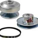 JNDO Go Kart 40 Series Torque Converter Kit with 1" Driver Clutch+3/4" Driven Clutch+203785 Drive Belt for Comet 209133A 209139A 209151A Manco 2432 8hp-16hp engines with 1/4" keyway