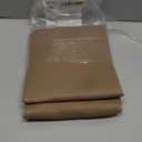 Simplebrand Ava Brown Short 36 Inches Blackout Curtain 2 Panels Set, Half Window Rod Pocket Privacy Curtain Tiers for Kitchen, Curtains Blackout for Bathroom Shades, W40 x L36 Inch, Brown