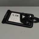 Pelican 2 Pack Marine - IP68 Waterproof Phone Pouch (XL Size) Floating Waterproof Phone Case - Beach Cruise Ship Travel Essentials - Works with All Phones - Detachable Lanyard - Stealth Black