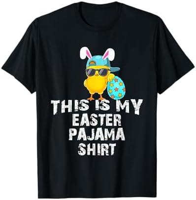 This is My Easter Pajama Shirt Adult Kids Funny Tee T-Shirt Size Large
