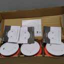 Kidde Smoke Detector for Home, 10-Year Battery Powered, Voice Alerts, LED Light Notifications, 3-Pack, EXP Date: 2035/Oct.