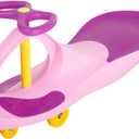Wiggle Car - Ride on Toy for Ages 3 and Up - Toddler Ride on Toys with no Batteries, Gears, or Pedals Just Twist, Wiggle, and Go by Lil Rider (Pink), Large
