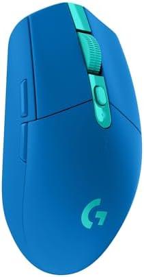 Logitech G305 Lightspeed Wireless Gaming Mouse, Hero Sensor, 12,000 DPI, Lightweight, 6 Programmable Buttons, 250h Battery, On-Board Memory, Compatible with PC, Mac - Blue