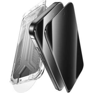 360 Privacy Screen Protector for iPhone 14 Plus,Full Coverage 9H+ Hardness Tempered Glass Easy Installation Anti Spy Private Bubble-Free