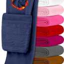 Girls Fleece Lined Leggings Winter Warm Leggings Thick Thermal Pants for Toddler Kids Teen Tights Full Length 2T-12Y (3T, Royal Blue)