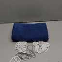 Navhao Dorm Home Solid Thicken Bunk Blackout Bed Curtains Cloth Bed Canopy Students Single Sleeper (47.2"W x 78.7"L (Pack of 1), Dark Blue)