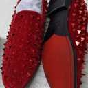 SPK16 Men's Vintage Spike Dress Loafers Slip On Fashion Shoes Classic Tuxedo Dress Shoes
, Size 8.5