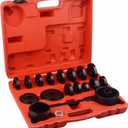 23pcs FWD Front Wheel Drive Bearing Removal Tool, Wheel Bearing Press Kit Bearing Adapters Bearing Installer Tool