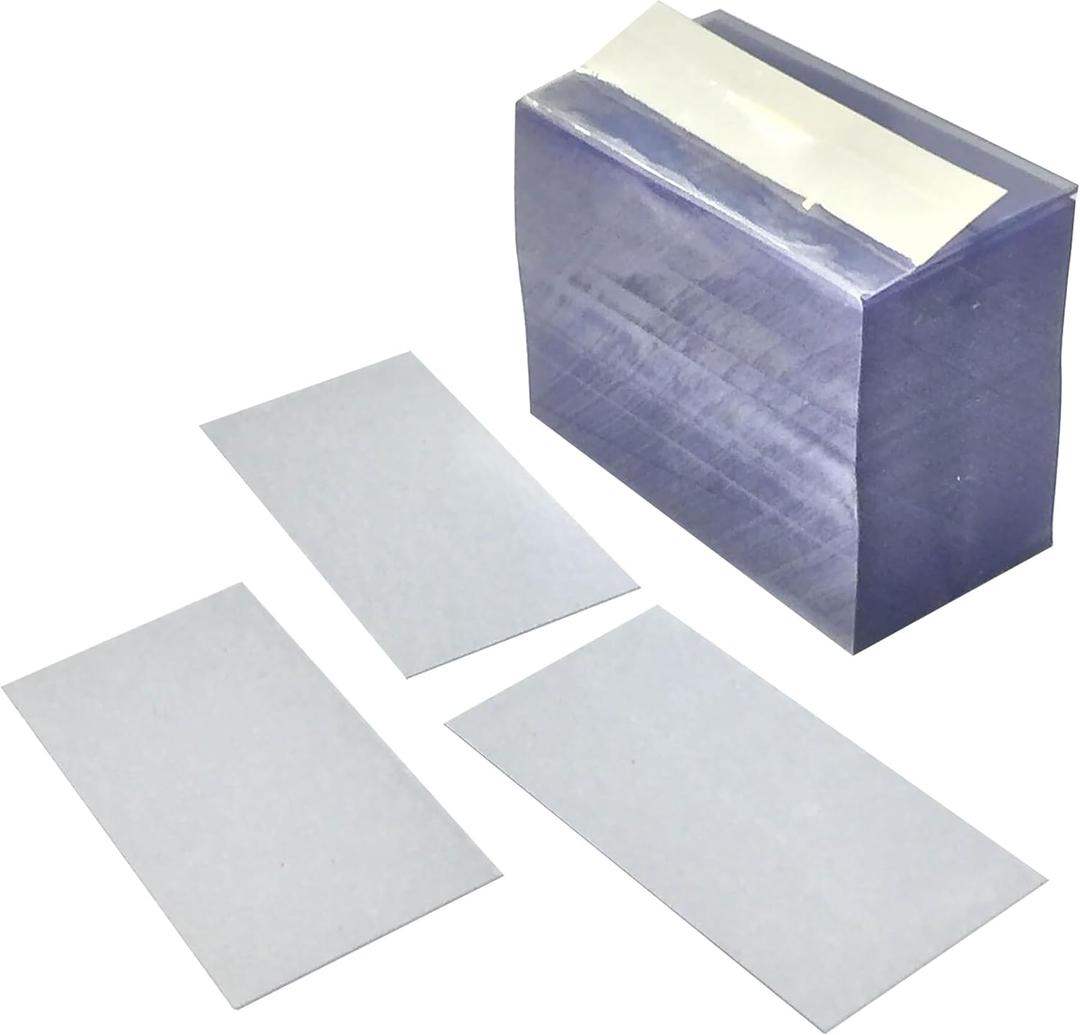 Clear Plastic Label Holder for Shelf Tags - For Metal, Wire & Price Channel Shelves - Clipsin Tight to Secure Retail Price on Shelving - Reusable Covers that Snap in Place 2.75" L x 1.25" H, 10 (2000) 8 Packs