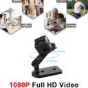 Spy Camera, No WiFi Security Camera with 32GB TF Card, 1080P FHD Mini Cameras with 360 Rotation Bracket, Small Cameras for Home/Indoor/Outdoor Security(Black)