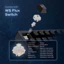Mechanical Keyboard, Chilkey Slice75 HE Gaming Keyboard Wired, 75% Hall Effect Magnetic Aluminum Keyboard with WS Flux HE Clacky Switch, Rapid Trigger, 8K Polling, Per-Key RGB Custom, PC/Mac Support