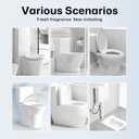 Toilet Bowl Cleaners Automatic Toilet Cleaner for Inside the Bowl Bathroom Toilet Tank Cleaner Dinosaur Shape Design Household with Rope Toulet Cleaning Supplies - Blue Ocean Scent