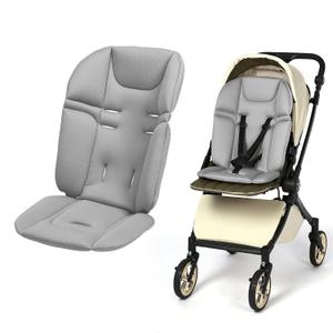 Baby Stroller Seat Liner for Most Stroller Models, Breathable Fabric Stroller Seat Liner Insert, Ensure Comfort and Support on the Go, Baby Stroller Cushion for Toddler Aged 0-3 Years Old (Grey)