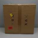 Ohniyou 20'' Flush Mount Caged Ceiling Fan with Lights Remote Control, Farmhouse Rustic Low Profile Small Vintage Enclosed Ceiling Fan Lighting Fixture Bedroom Dining Room