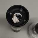 Electric Salt and Pepper Grinder Set - Rechargeable Automatic Salt and Pepper Shakers, Kitchen Appliances with External Adjustable Coarseness, Larger Hopper for Cooking, Home Gifts(2 Pack,Black/Black)