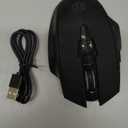 INPHIC Wireless Mouse for Laptop Rechargeable, Upgraded Visible Battery, 2400 DPI, Silent Ergonomic Computer Mice, Mac, PC etc. (Black)