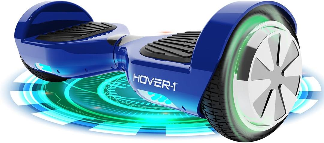 Hover-1 Ultra Electric Hoverboard - 9MPH Top Speed, 9 Mile Range, 400W Motor, Long Lasting Li-Ion Battery, Rider Modes: Beginner to Expert, 5HR Full Charge Self Balancing Scooter (Blue)