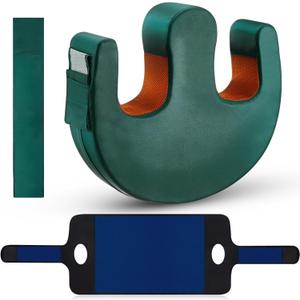 TrelaCo 2 Pcs Bedridden Patient Turning Device Set, Including 1 Turning Pillow and 1 Turning Belt, Prevent Muscle Atrophy for Elderly Seniors Disability Prevention Bed Sore Aid Care(Navy Blue)