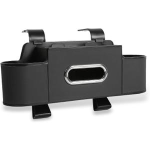 3-in-1 Car Backseat Organizer,Multifunctional car organizers and storage with Cup Holder, Tissue Box for Hold Phones, Snacks, Drinks, and Handbags