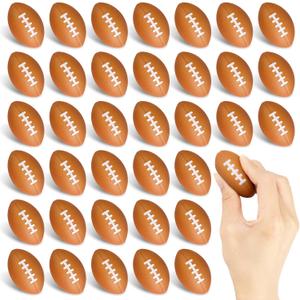 Mini Football Stress Ball 25 Pack Foam Sports Stress Balls Mini Footballs for Kids Squeeze Football Toys Football Party Decorations Party Gift Bag Fillers