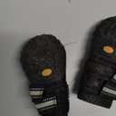 DcOaGt Dog Shoes Waterproof Dog Boots for Puppy with Reflective Straps Rugged Anti-Slip Sole, Paw Protectors Dog Booties for Hot Pavement, Winter Snow Rain Hiking 4PCS Black (Size 1: for paw width 0-1.8 inches)