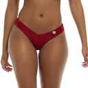 Body Glove Standard Smoothies Kendal Solid High-Cut Cheeky Bikini Bottoms for Women Size XL