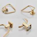 Brushed Gold Towel Ring for Bathroom, Kitchen Bath Towel Holder Hangers Wall Mount Heavy Duty Stainless Steel
